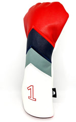 Load image into Gallery viewer, Chevron Red Headcovers
