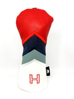 Load image into Gallery viewer, Chevron Red Headcovers
