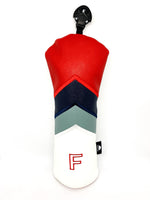 Load image into Gallery viewer, Chevron Red Headcovers
